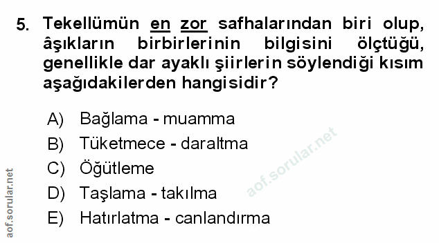 Soru 5