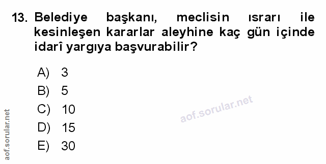 Soru 13