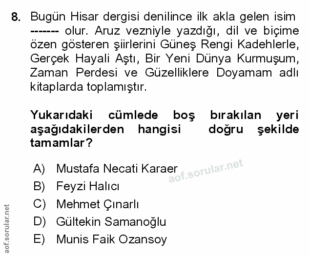 Soru 8