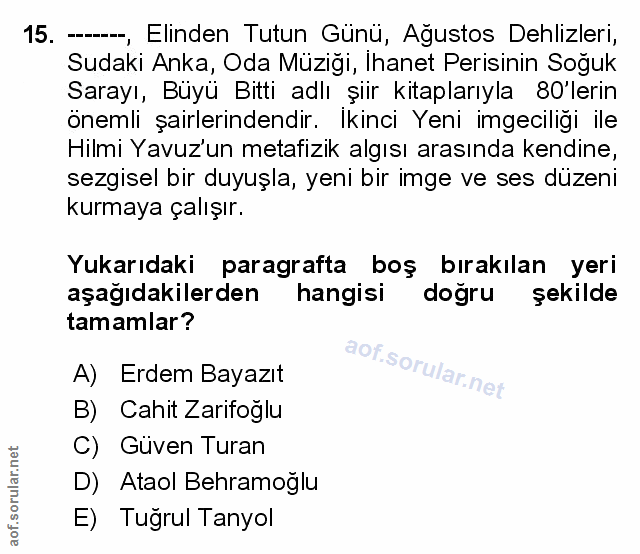 Soru 15