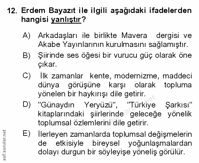 Soru 12