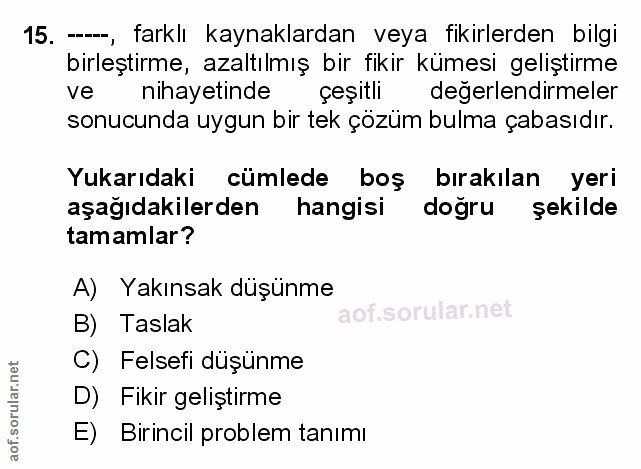 Soru 15
