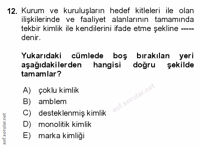 Soru 12