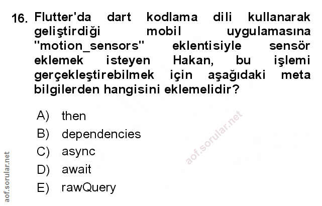 Soru 16