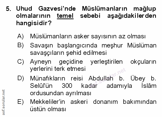 Soru 5