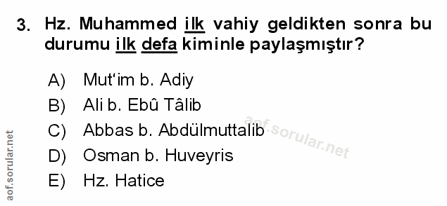 Soru 3