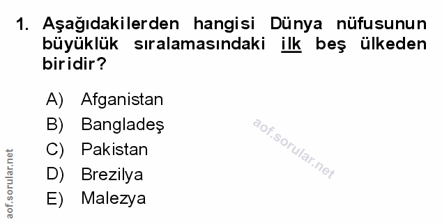Soru 1