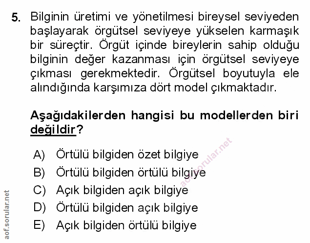 Soru 5