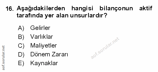 Soru 16
