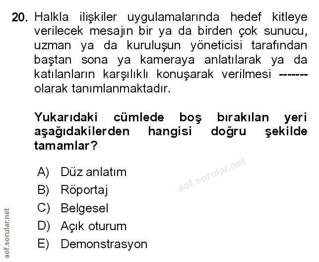 Soru 20