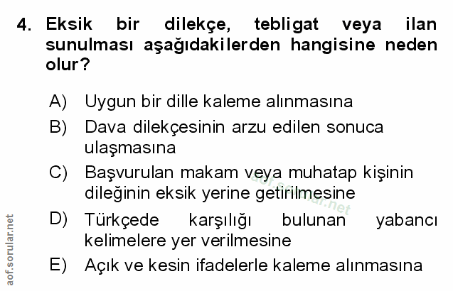 Soru 4