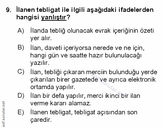 Soru 9