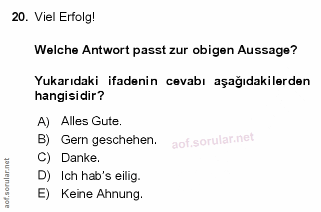 Soru 20