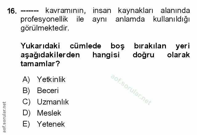 Soru 16