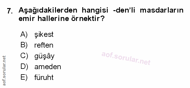 Soru 7
