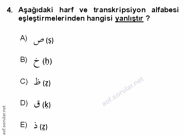 Soru 4