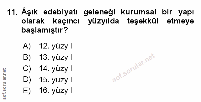 Soru 11