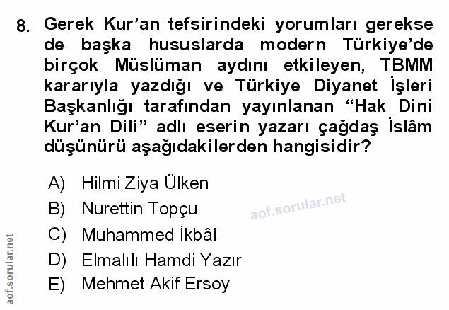 Soru 8