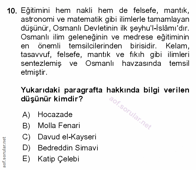 Soru 10