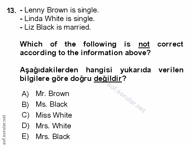 Soru 13