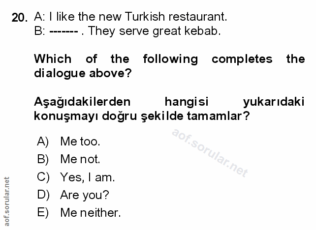 Soru 20