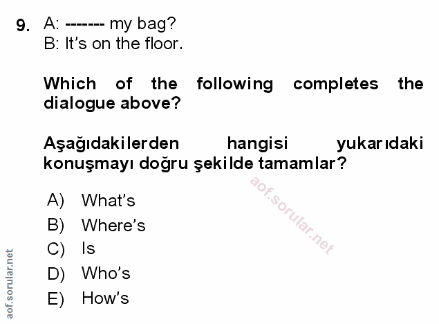 Soru 9