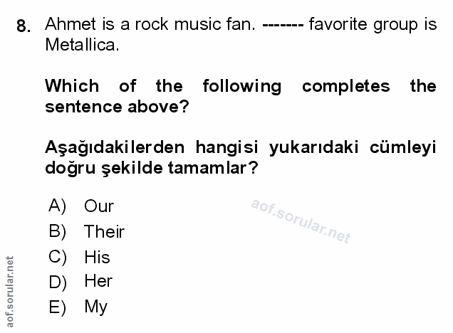 Soru 8
