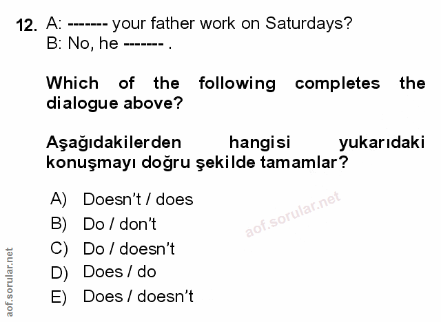Soru 12