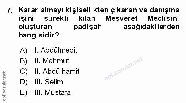 Soru 7