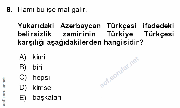 Soru 8