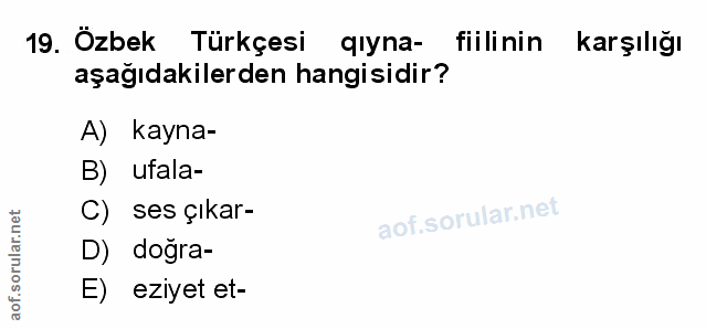 Soru 19