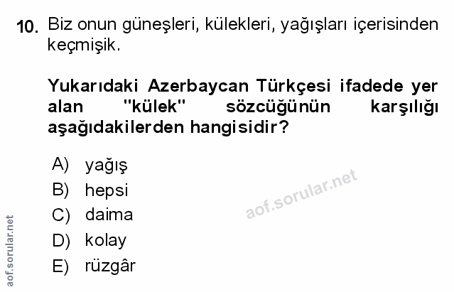 Soru 10