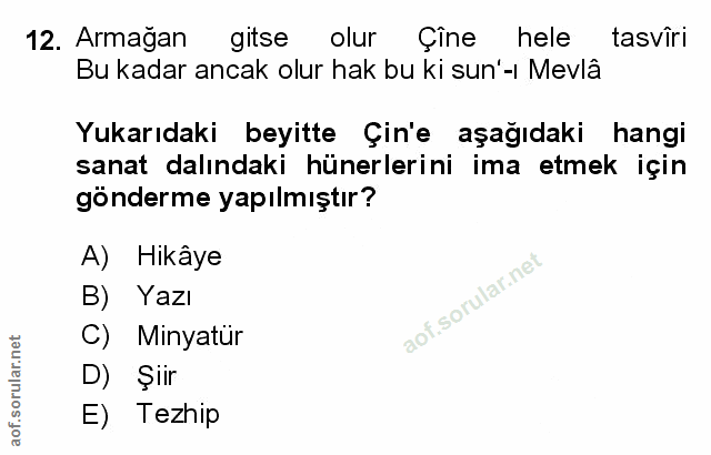 Soru 12