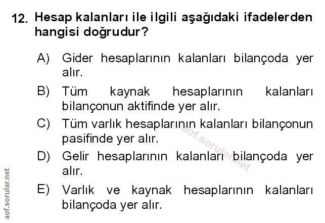 Soru 12