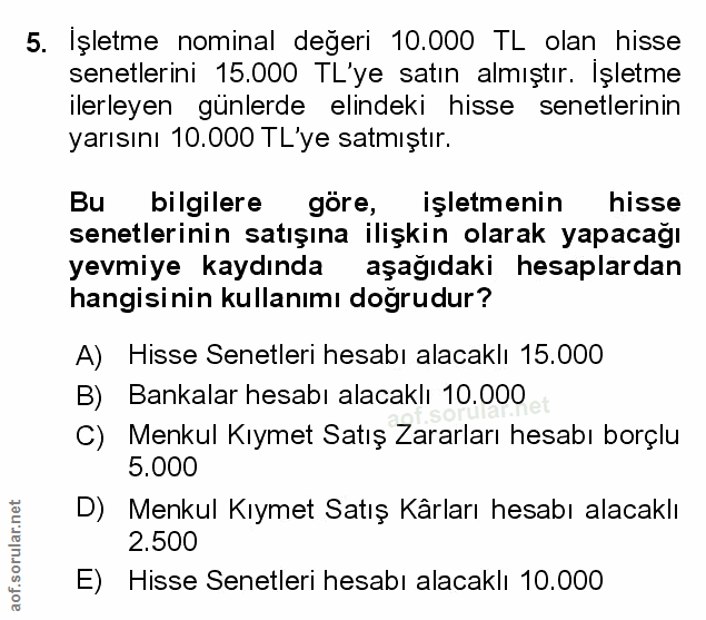 Soru 5