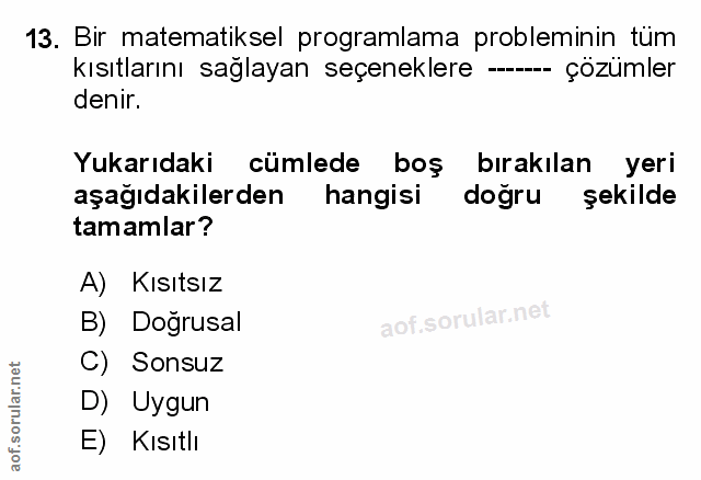 Soru 13