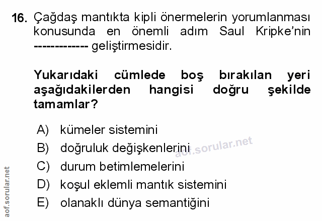 Soru 16