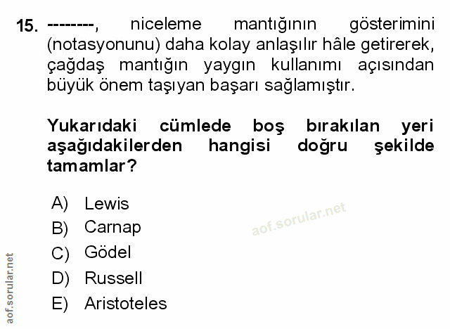 Soru 15