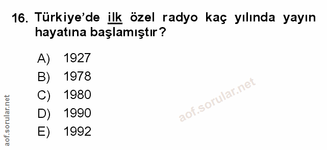 Soru 16