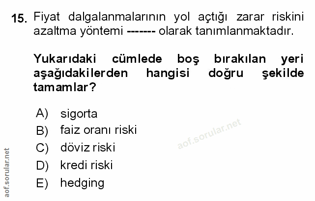 Soru 15