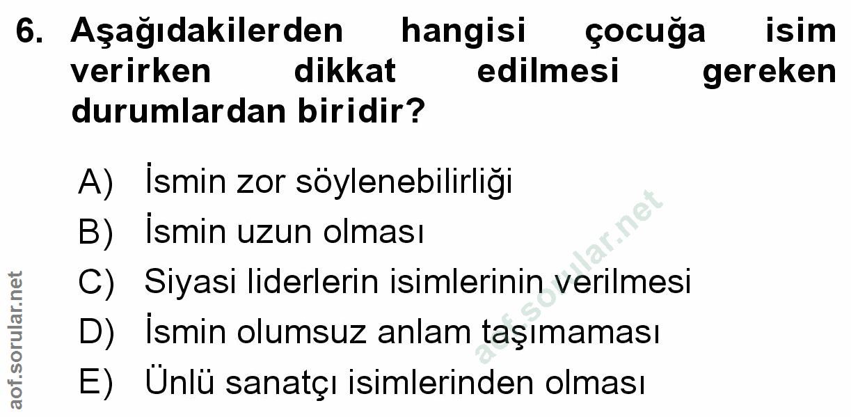Soru 6