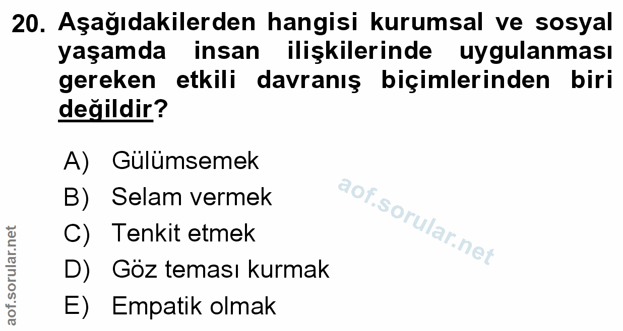 Soru 20