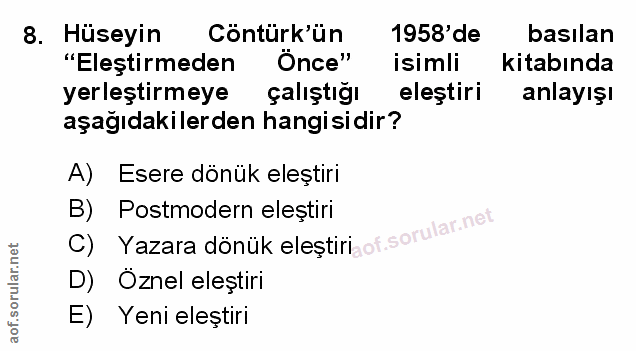 Soru 8