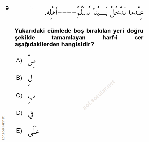 Soru 9