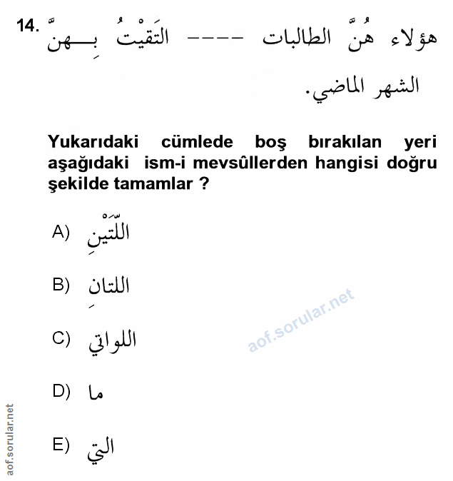 Soru 14