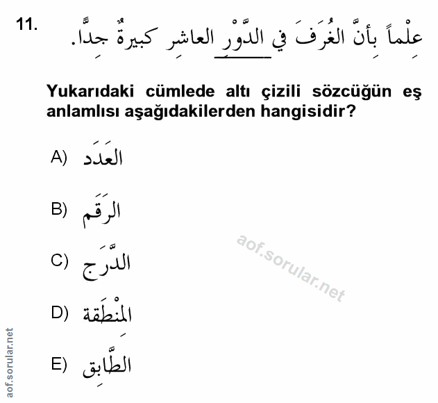 Soru 11