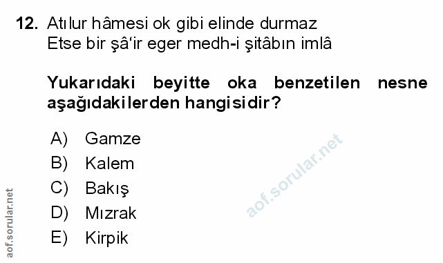 Soru 12