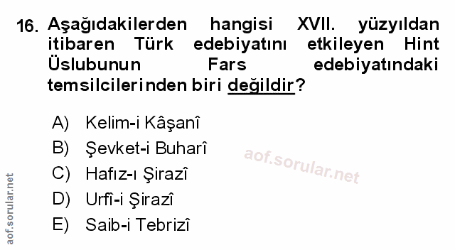 Soru 16