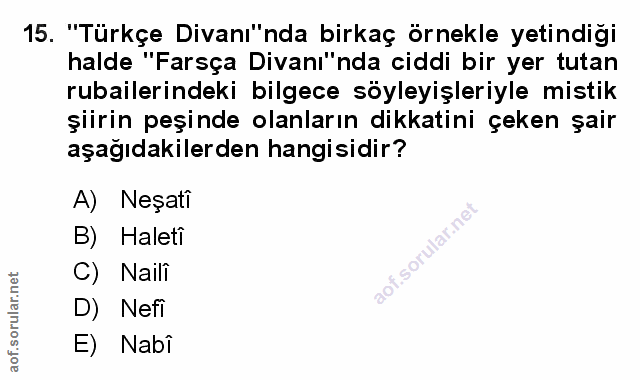 Soru 15
