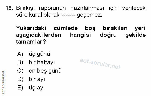 Soru 15